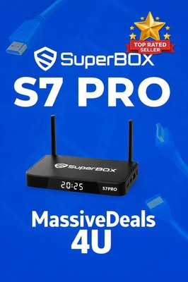NEW RELEASE 2026 SUPERBOX S7 PRO - Same Day Shipping. MD4U, eBay's #1 Seller