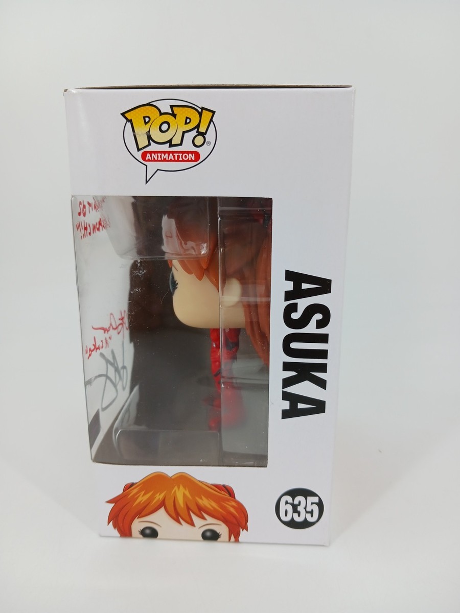 エヴァンゲリオン Funko Pop Animation Asuka #635 Evangelion Autograph Signed