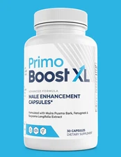 Primo Boost XL Mens Health Supplement Supports Energy and Endurance 30 Capsules