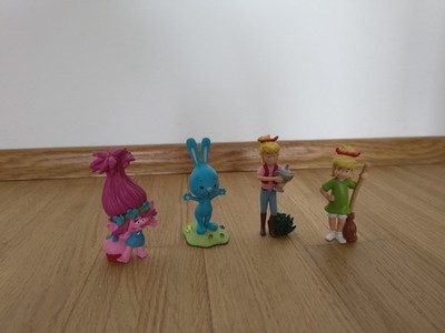 Tonie Figuren-4 Stück- Selten-Trolls, Kikaninchen, Bibi + Tina,Bibi Blocksberg