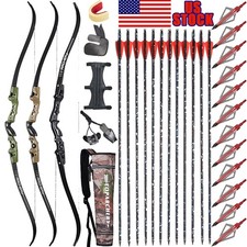 62" ILF Takedown Recurve Bow 25-60lbs Right Hand Archery Target Hunting Shoting
