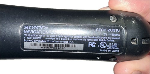 Sony Brand Navigation Controller for Playstation Move (PS3) Model CECH-ZCS1U - Picture 2 of 2