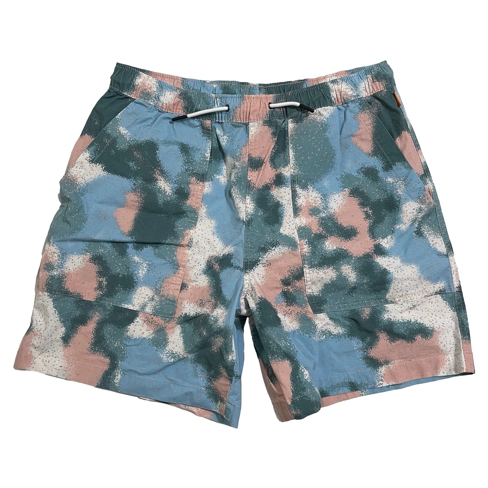 Pantaloncini Timberland multicolore astratti taglia M nuovi con etichetta