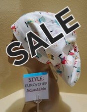 Alice in Wonderland  Friends SALE Women's Euro/Chef Surgical Scrub Hat/Cap