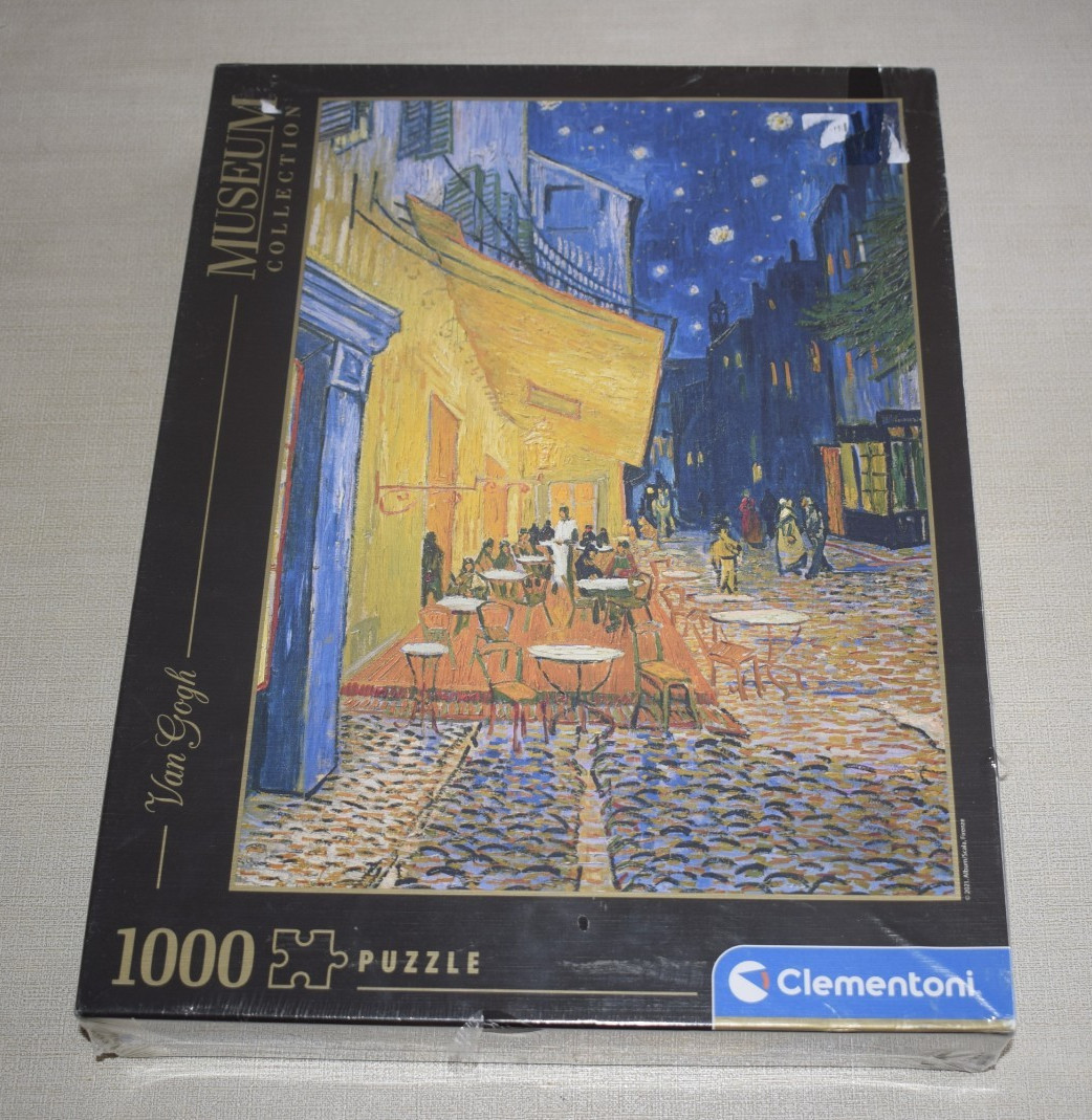 Van Gogh Puzzle Cafe Terrace At Night 1000 Piece Jigsaw Puzzle Clementoni