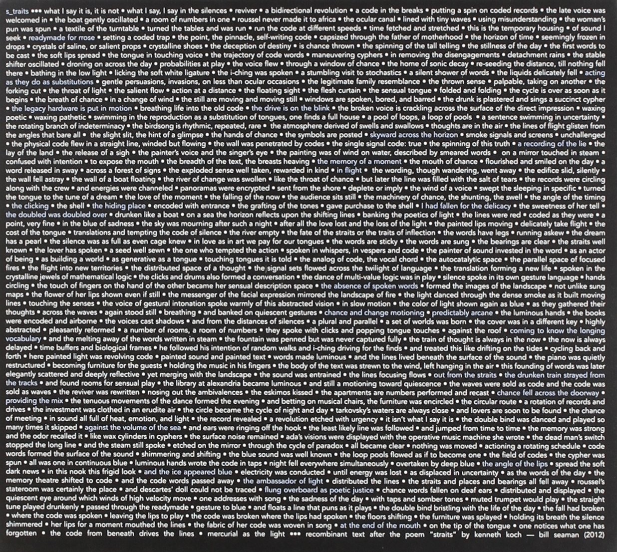 Bill Seaman S-Traits (CD) (ИМПОРТ ИЗ Великобритании)