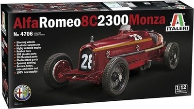 Italeri 1/12 Alfa Romeo 8C 2300 Monza Plastik Modellbausatz IT4706