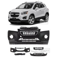 Front Bumper Cover Fascia and Grille Assembly Kit For 2013-2016 Chevrolet Trax
