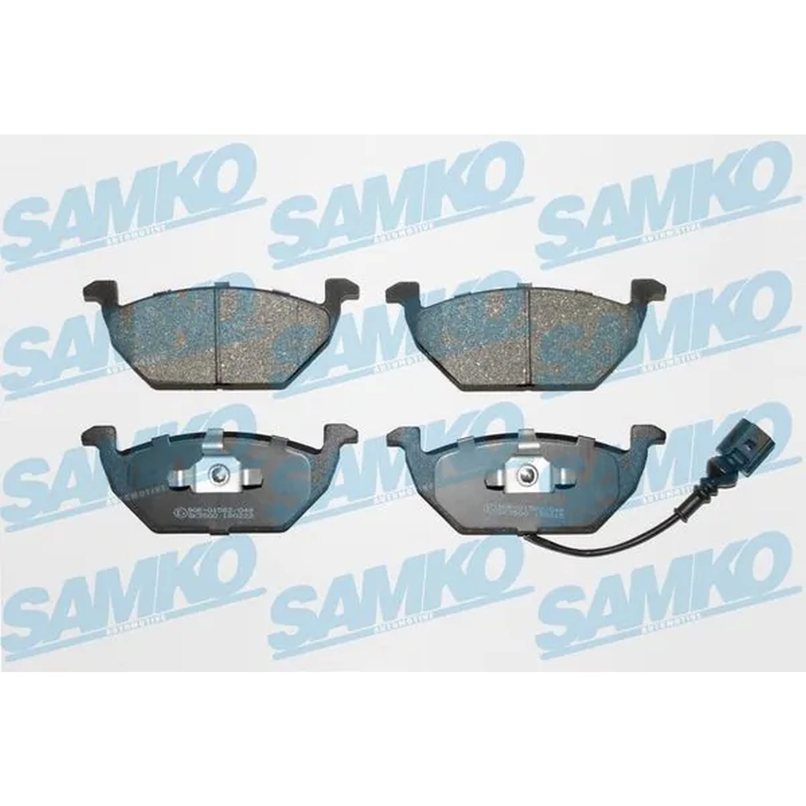 1x ORIGINAL® SAMKO Bremsbelagsatz, Scheibenbremse Vorne für VW GOLF IV GOLF V