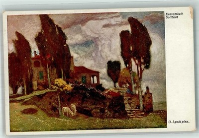 38225446 - sign. Lynch Einsamkeit B.K.W.I. Nr. 1925 Wiener Kunst