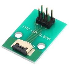 FPC Connector Board 6P 0.5mm 2.54mm to 1.0mm 2.54mm Printer PCB Converter Board