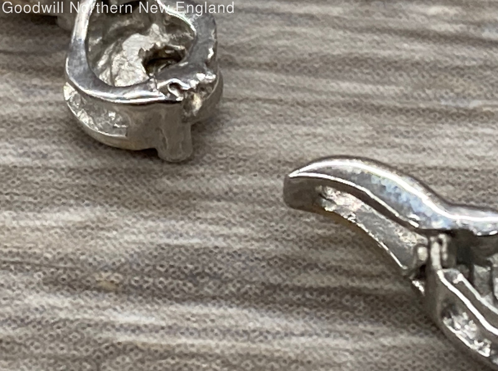 925 Sterling Silver Adjustable Pull Chain Diamond… - image 4