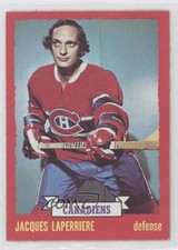 1973-74 O-Pee-Chee Dark Back Jacques Laperriere #40 HOF 0a4