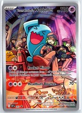 Team Rocket's Wobbuffet (SVP 203) Black Star Promo card from the Scarlet & Viole