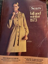 Vintage Sears Catalog Fall And Winter 1973 Fabric Clothing Tools WEAR