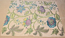 Marvelous Manuel Canovas AURORE Pattern Sample Embroidery on Taffeta 36" x 26"