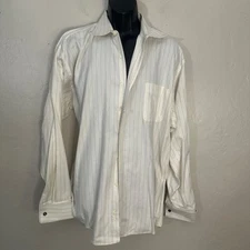 Chiarelli French Cuff Shirt 17 neck 34-35 sleeves Gently worn 100% cotton