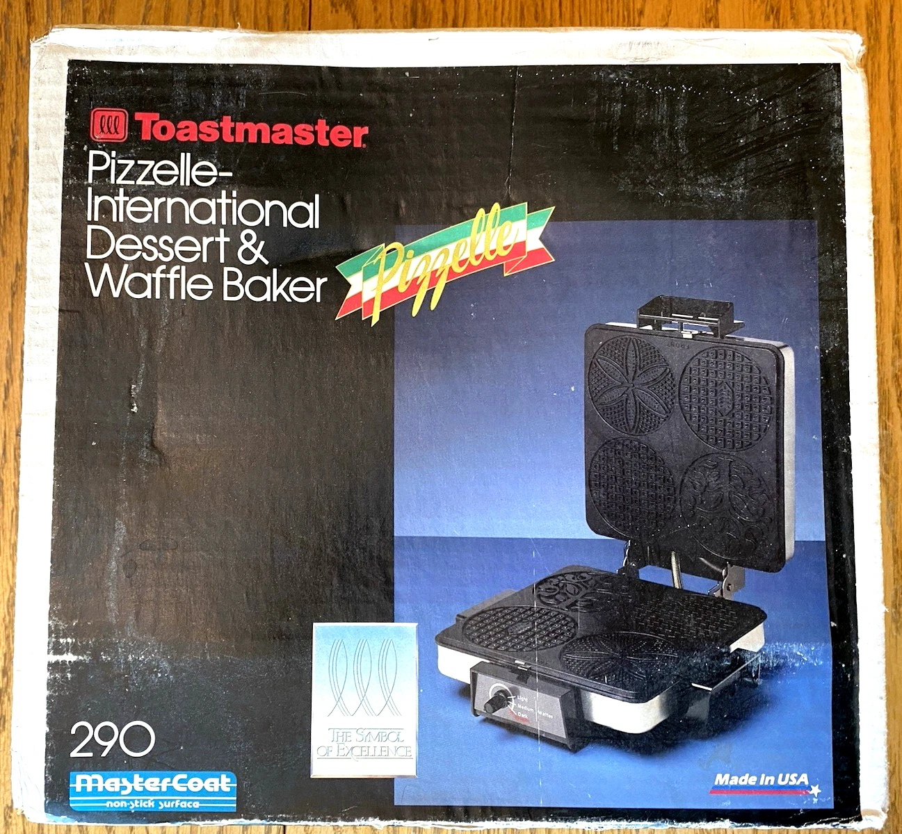 Vtg Toastmaster 290 Pizzelle International Dessert Waffle Maker Chrome 1980s New
Opens in a new wind