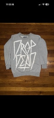 Dropdead Vintage RARAE  2011  Girls M Gray Sweatshirt Steel City 