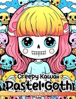 Kawaii Malbuch Pastel Goth FüR Erwachsene & Teens, Spooky Horror Charaktere