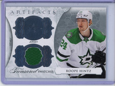 2023-24 Upper Deck Artifacts Roope Hintz Treasured Swatches Jersey #TS-RH