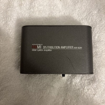 Monoprice HDMI Distribution Amplifier HS-102 HDMI Duplicate Amplifier 2 Port