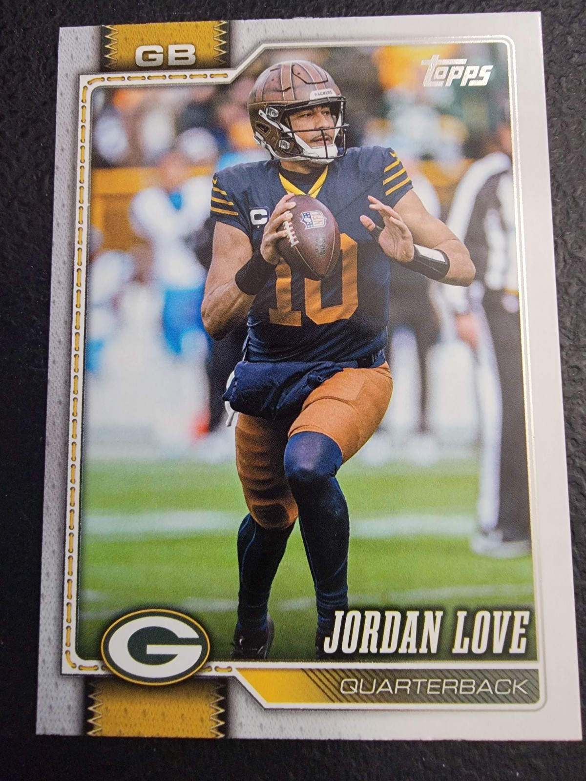 2026 Topps Flagship Football Jordan Love #76 Base Card