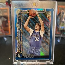2025-26 Topps Holiday Basketball Cooper Flagg Rookie Color Match Blue Glitter  