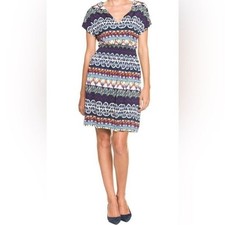 Tory Burch Colorful Arjeta Patterned Mini Dress size M in great condition!