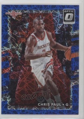 2017-18 Panini Donruss Optic Blue Velocity Prizm Chris Paul #52 1b8