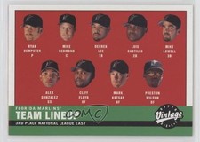 2001 Vintage Ryan Dempster Mike Redmond Derrek Lee Luis Castillo Lowell #275 6t5