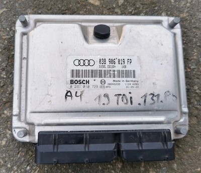 Motorsteuergerät Audi A4 B6 1.9 TDI AWX 038906019FP Bosch 0281010729