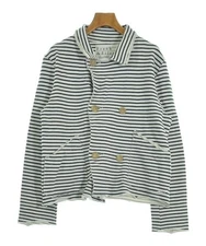 Frank&Eileen Blouson Jackets (Other) WhitexNavy(Border) S 2200631161202