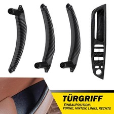 4x T�rgriff Innenausstattung Carbon-Optik Vorne Hinten L R f�r BMW X5 E70 X6 E71