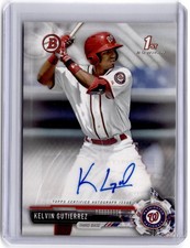 2017 Bowman #PA-KG Kelvin Gutierrez Paper Prospect Autographs