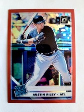 2019 PANINI DONRUSS OPTIC RED PRIZM AUSTIN RILEY RC! 27/60! 1/1! JERSEY #!