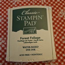 Classic STAMPIN PAD. Sealed. Never Used. 'FOREST FOLIAGE' Smoke pet free home.