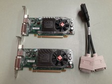  2 ATI B629 Radeon 256MB 0X399D Video Graphics Card 109-B62941-00 w/ CABLE