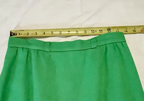 Daniel For Spellbound 4pc Pant Skirt Suit Scarf Vintage 80s Kelly Green Lined - Picture 7 of 22