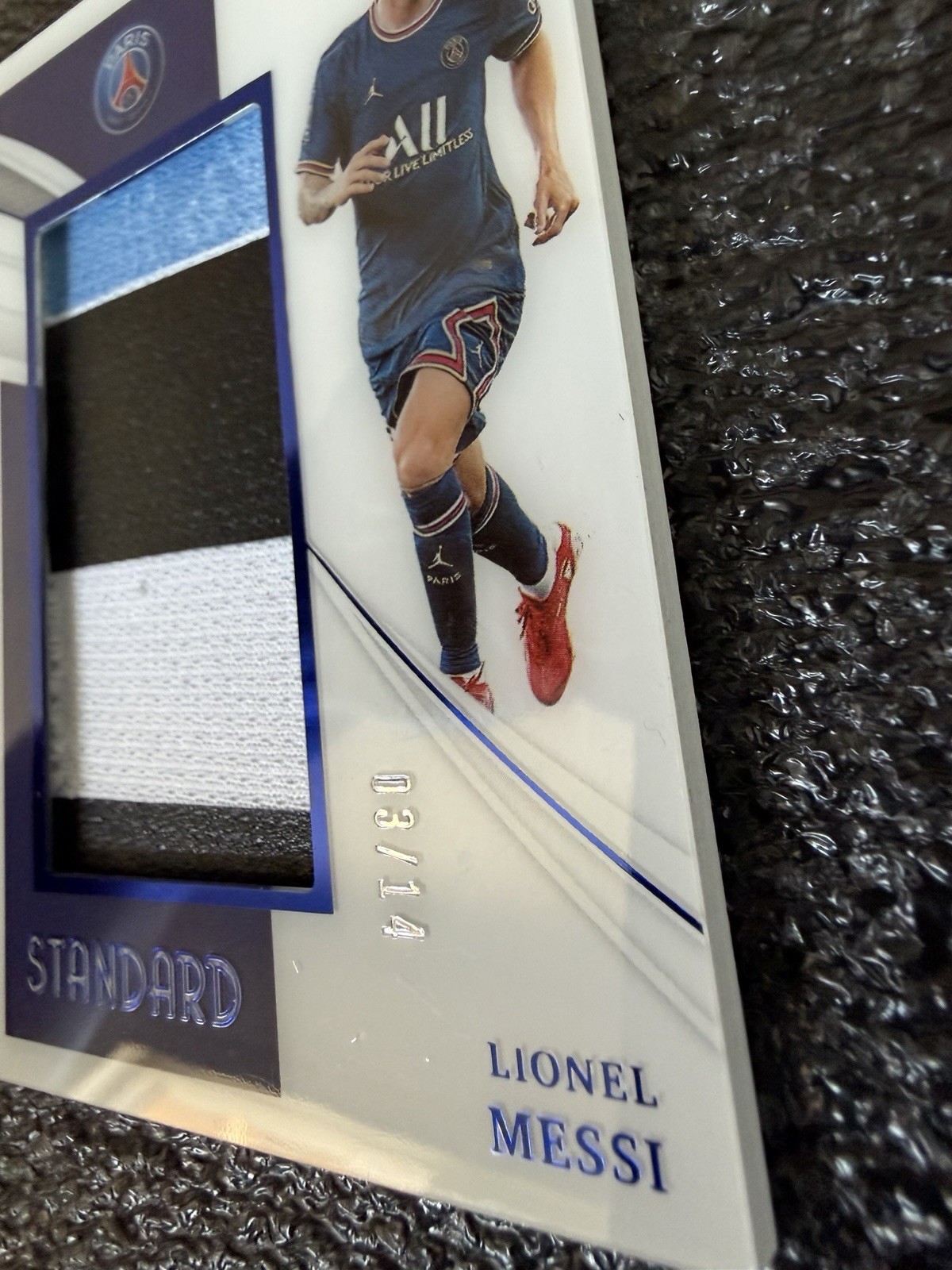 2021 Immaculate IS-LM Lionel Messi Standard Sapphire Jersey Patch Card #/14 READ view 4