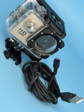 Waterproof Action Camera HD 1080P Full Sports Cam Screen - Never Used