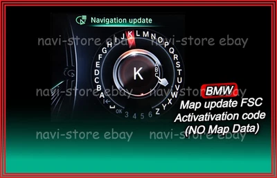 BMW FSC CODE Premium Motion Move NBT EVO ID4 Map update - ONLY FSC - NO MAP - Imagen 1 de 3