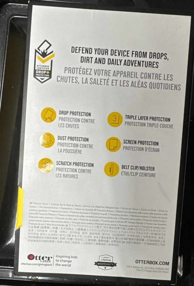 Otter Box Defender Series Cell Phone Case: iPhone 7+/8+ Black - Image 2 of 2