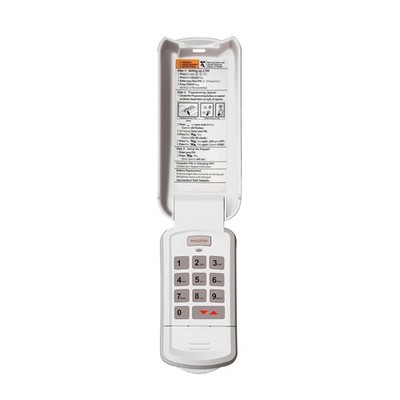 OKP-BX Wireless Overhead Door Garage Opener Keypad【5 1 Keypad, White