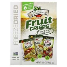 Fruit Crisps, Variety Pack, 6 Single Serve Bags, 2.26 oz (64 g)