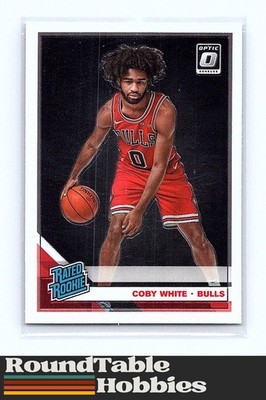 2019-20 Donruss Optic Basketball Chicago Bulls Coby White #180