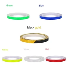 Reflective Bike Wheel Rim Stickers Safety Bicycle Cycling Reflector Tape