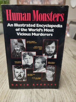 Human Monsters 1993 PB book True Crime Serial Killers *BUY 2 GET 1 FREE*