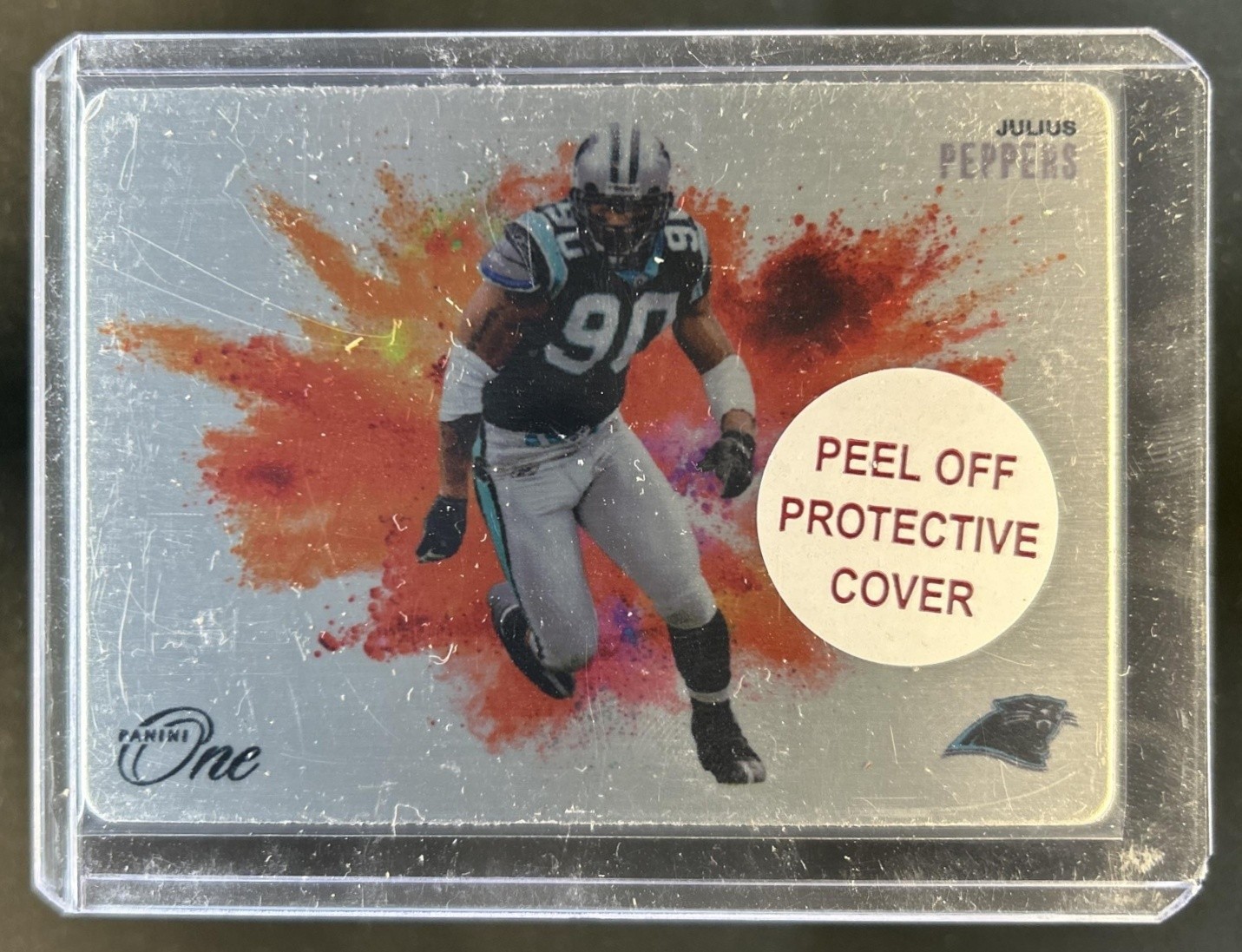 2024 Panini One Julius Peppers Color Blast SSP #CB-JPS Panthers