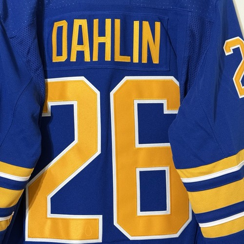 adidas Mens 50 (Med) RASMUS DAHLIN BUFFALO SABRES Authentic Hockey Jersey H56839 - Picture 15 of 17